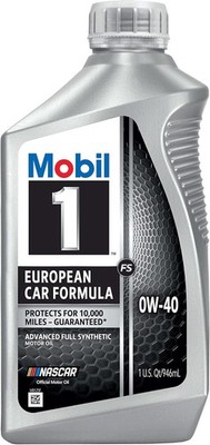 MOBIL 1 FS EURO 0W40 MOTOR OIL 6/1 QTS (PACK OF 6 + FREE SHIPPING)