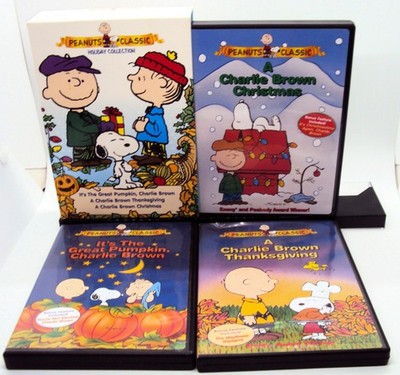 PEANUTS HOLIDAY COLLECTION DVD Christmas Halloween Thanksgiving Charlie Brown