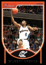 Gilbert Arenas 2007-08 Bowman #1 Wizards NBA READ FREE SHIPPING AutographDen