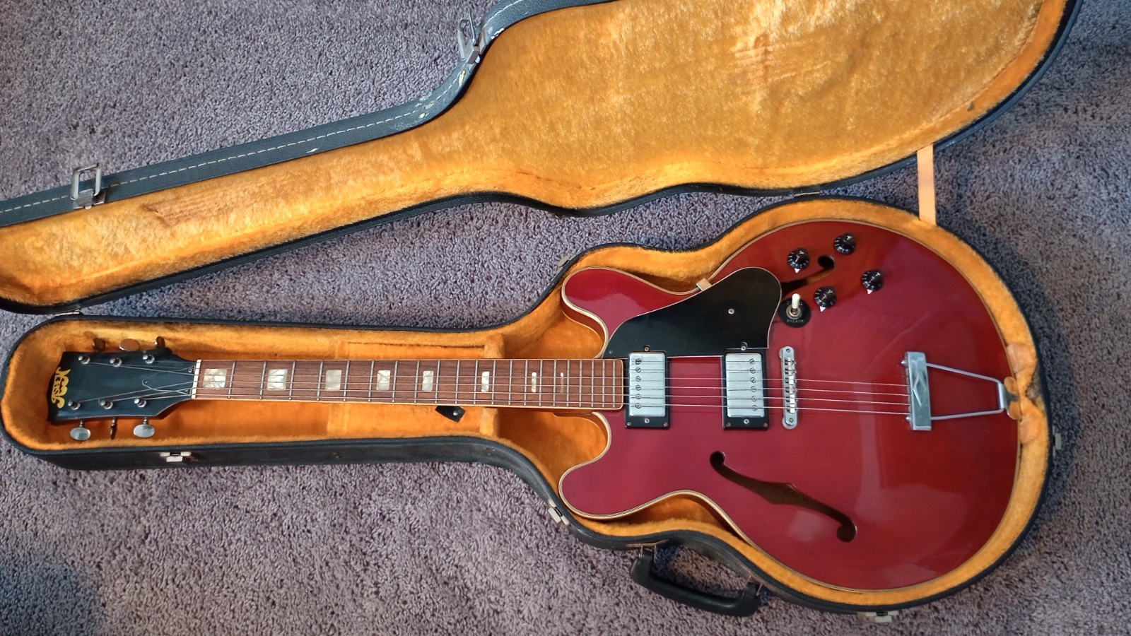Aspen Hollow Body Electric Guitar Matsumoku Japan Made 