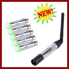 CHINLY Wireless DMX512 System 6pcs 2.4G 1 Transmitter  5 Receivers Stage Light
