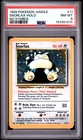 1999 POKEMON JUNGLE NO SYMBOL #11 SNORLAX-HOLO PSA 8
