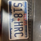  United States Texas Shuttle Passenger License Plate S18 HRC  — photo 1