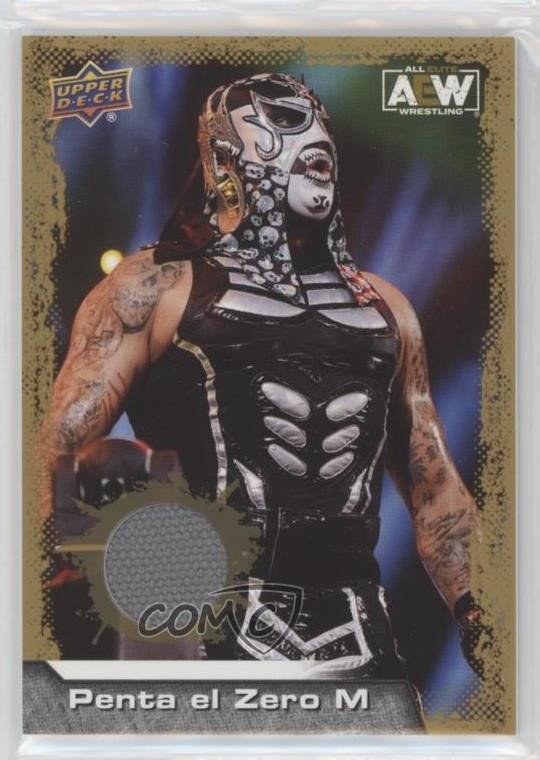 2022 Upper Deck AEW All Elite Wrestling Gold Mat Relics Penta El Zero M #74 13rx