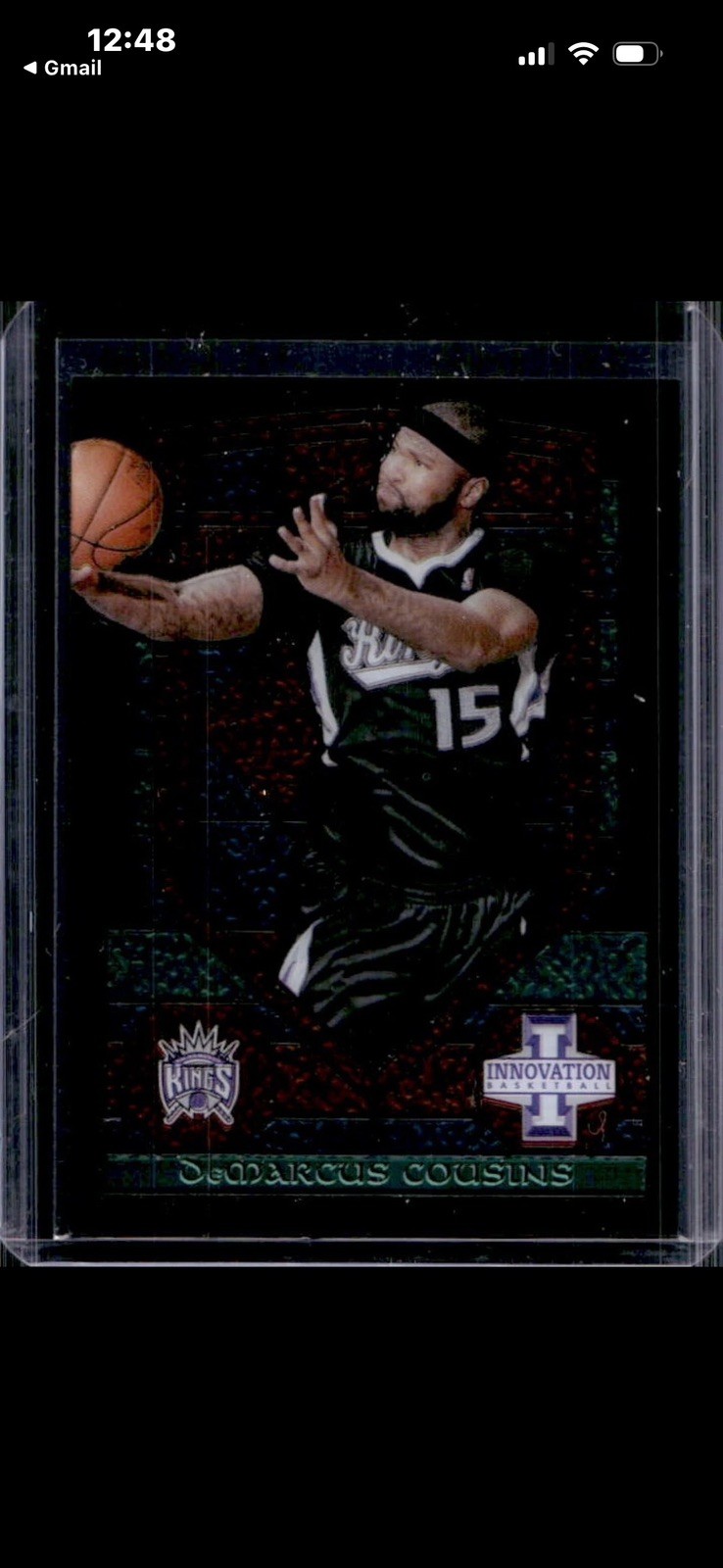 2013-14 Panini Innovation DeMarcus Cousins Stained Glass #6 Kings