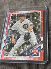 2021 Topps Update Red Foil /199 Keegan Thompson #US101 Rookie RC A6 Chicago Cubs