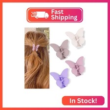 Canitor Butterfly Hair Clips Butterfly Claw Clips 2.7'' Hair Clips for Women Hai