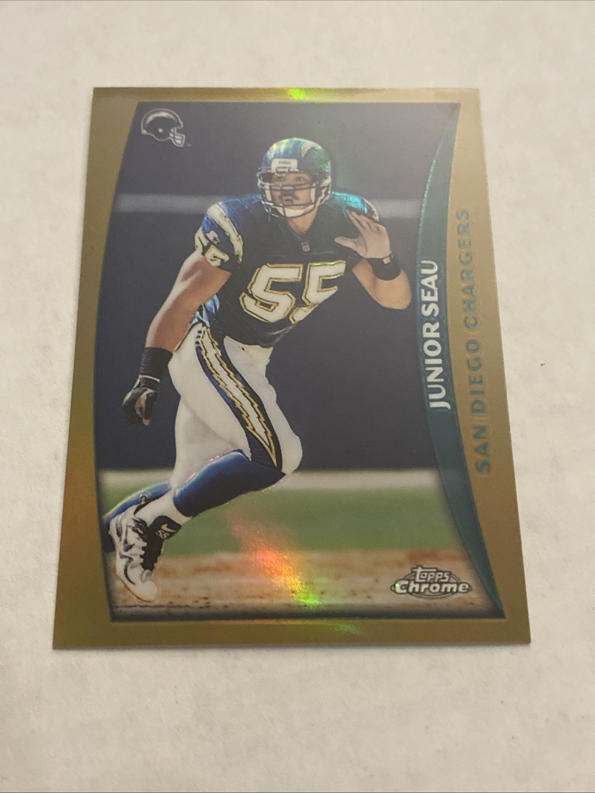 1998 Topps Chrome Junior Seau Refractor #63 CHARGERS