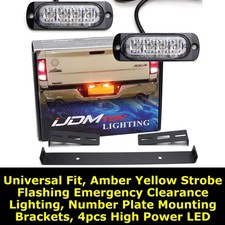 License Plate Mount Led Strobe Warning Light Kit For Cartrucksuv By Ijdmtoy License Plate Mount Led Strobe Warning Light Kit For Cartrucksuv By Ijdmtoy