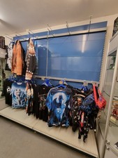 Metal Retail Display Shelving, metal shelving system.