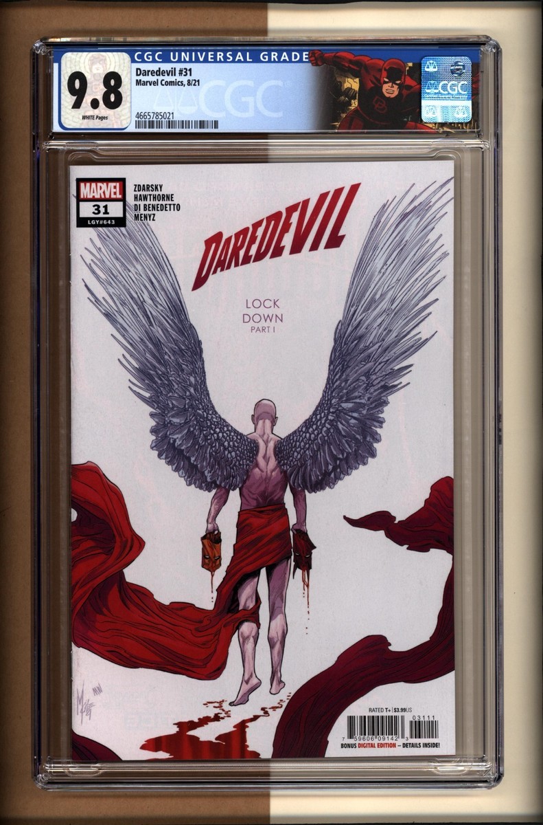 Daredevil #31, CGC 9.8, 1st App Angel, Key, 1st Printing, Marvel