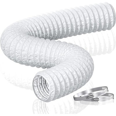Abluftschlauch 100mm 5m PVC Flex Alurohr Lüftungsschlauch Schall gedämmt klim...