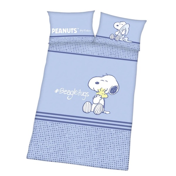 BettwäSche Snoopy Peanuts Baby Set KinderbettwäSche 100X135Cm + 40X60Cm-image