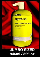 DevaCurl ONE CONDITION DELIGHT: JUMBO SIZED 946ml/32oz, Light Cream Conditioner