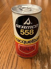 Vintage NOS 1970s Seamco 558 Racquetball Balls Sealed Can Of 2 Balls