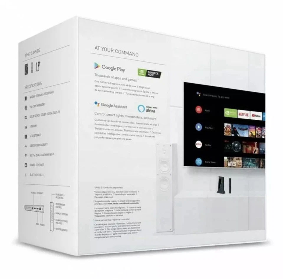 Nvidia Shield Tv Pro 16GB 4K Tegra X1+ Latest Model - Image 2 of 4