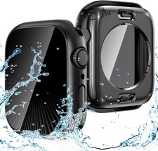 Privacy Waterproof Case Compatible for Apple Watch Series 11/10 Screen Protector