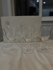 Lalique Crystal (Set of Six) Stem Wear Beaugency Wine Glasses