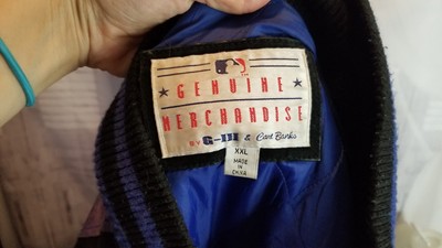 Veste Vintage Chicago Cubs En Cuir Daim - Manteau Lettré Authentique - Taille 2XL Homme - Occasion Très Bon état