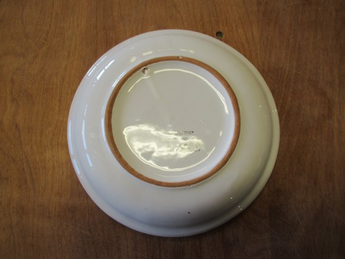 Plato de cena Caleca Italia MELISSO 11" bandas azules amarillas rosa 1 ea 3 disponibles - Imagen 5 de 5