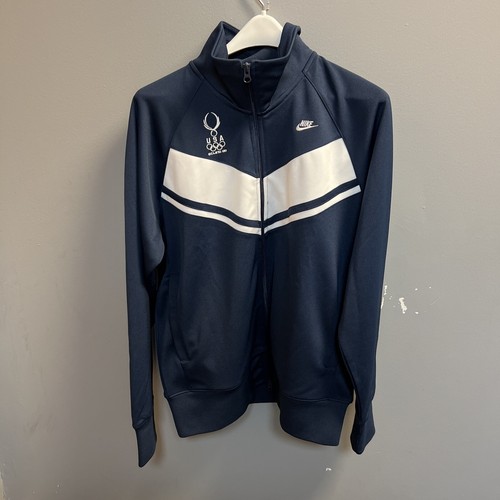 Nike USA Olympics Beijing 2008 Track Jacket (Mens L) Blue Stitched SOCCER