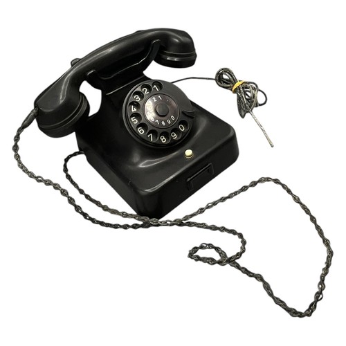 Bakelit Telefon Post Modell W48 Wahlscheibe Analog Schnurgebundenes Vintage Deko - Afbeelding 4 van 11