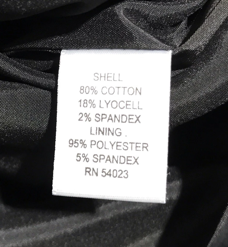 Falda de Terciopelo Recta Banana Republic Pequeña Talla 0P Negra Forrada Cremallera Trasera Nueva con Etiquetas Foto 3 de 4