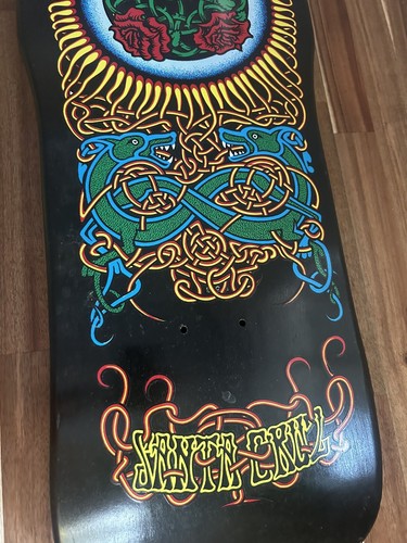 Santa Cruz Skateboard Deck Eric Dressen Celtic Roses Negro - Imagen 4 de 12