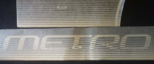 NOS GEO METRO DECAL - LARGE - BLACK * READ DETAILS FOR SIZE! - Picture 2 of 8