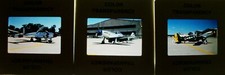 AIRPLANES 4 6 COLOR SLIDES 35mm / 2"x 2"