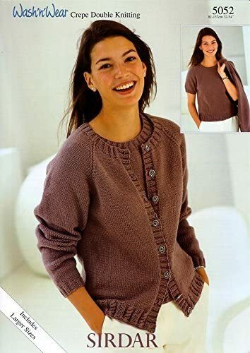 Sirdar Womans DK Twin Set Knitting Pattern - 5052
