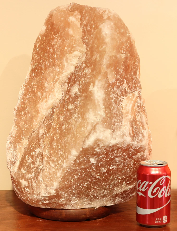IndusClassic Small & Giants Natural Himalayan Crystal Rock Salt Lamp Air Purier - Image 3 of 3