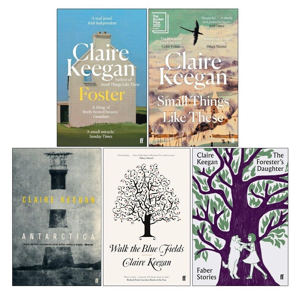 Claire Keegan Collection 5 Books Set Walk the Blue Fields, Foster, Antarctica
