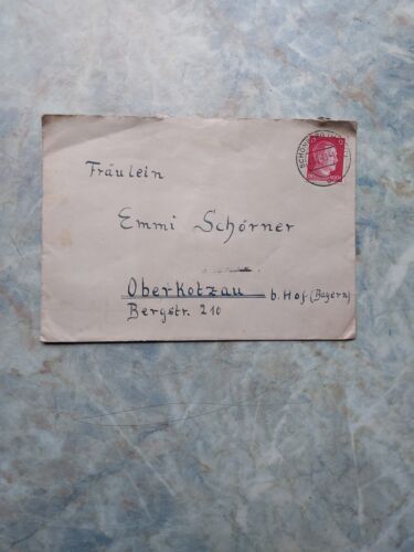 Dt.Reich1 Brief Adolf Hitler, 12 Pf  01. 2. 1944 Schönberg Mecklenburg-Vorpommer - Bild 1 von 5