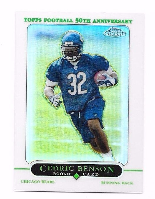 2005 Topps Chrome Refractors Cedric Benson