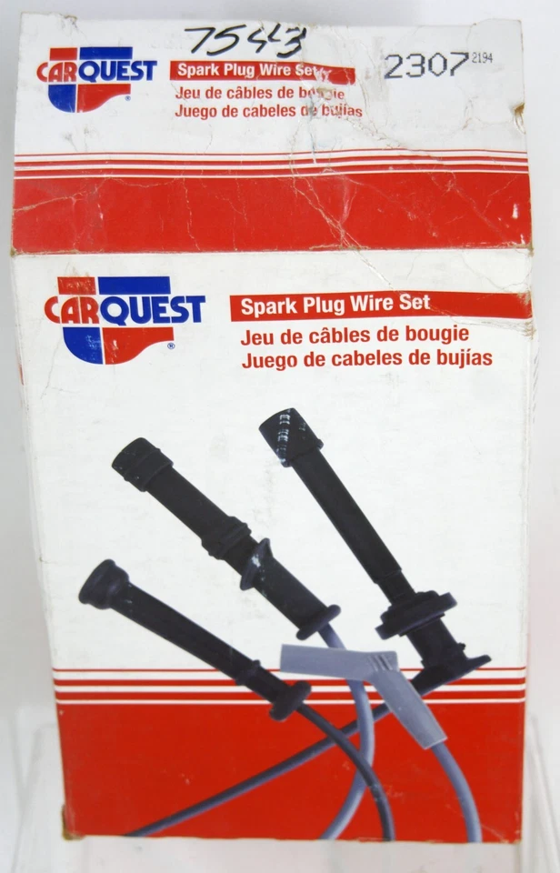 Juego de cables de bujía 2307 CarQuest para 93-00 Chevy/Geo/Pontiac 7543 Foto 3 de 4