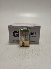 GP Battery 9V Alkaline SUPER 6LF22 1604A-S1 1 battery/shrink 9V 10pcs