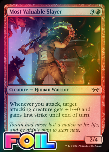 x1 Most Valuable Slayer DSK Duskmourn MTG 144 FOIL COMMON M/NM 1x | eBay