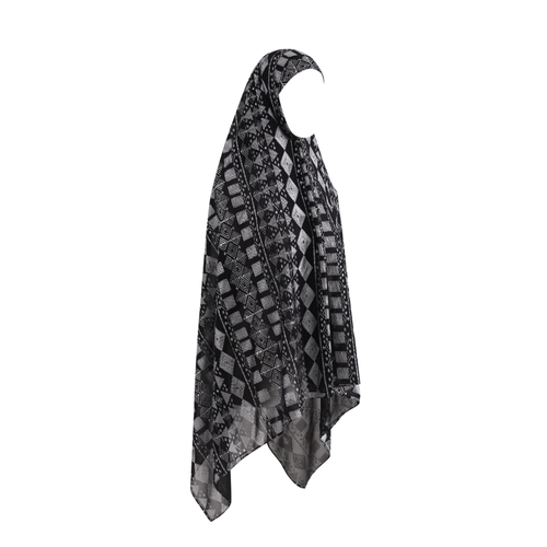 1920s Ladies vintage Hijab fashion Faux Assuit Foil print scarf shawl Turban - Picture 8 of 25
