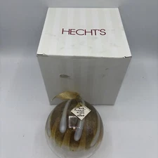 Mark Russell Glass Ornament Ball Signed And Dated