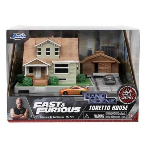 Fast And Furious Nano Scène Toretto House/Maison Jada Neuf Boite d'origine - Photo 2/2