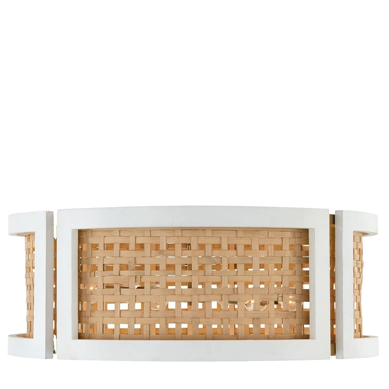 Wooden White Transitional Chandeliers & Ceiling Fixtures