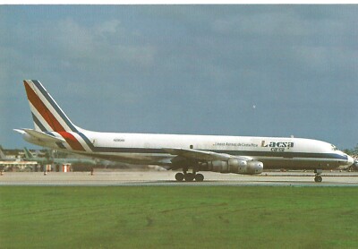 LACSA   COSTA RICA  DC8   POST CARD