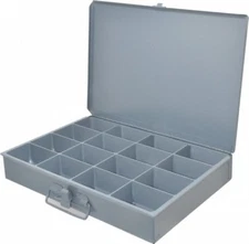 Durham 209-95 Steel Storage Drawer 13-3/8" x 9-1/4" x 2", with 16 Compartments