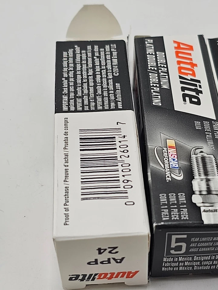 (CANTIDAD 8) Bujía Autolite Doble Platino APP24 para Ford F-250 HD F-350 1997 Foto 2 de 4