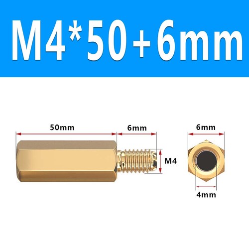 M3 M4 PCB Male Female Spacer Thread Pillar Hex Hexagonal Brass Studs Standoff - Picture 70 of 72