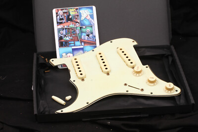 LEFTY Smoked style Aged 64' style Strat  Green Guard Assembly