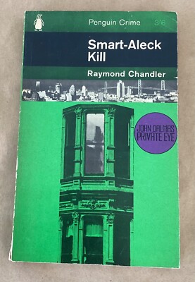 The Smart Aleck Kill vintage Penguin paperback green ed 1964 Raymond Chandler