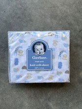 Gerber Single Pack Knit Crib Sheet Cotton
