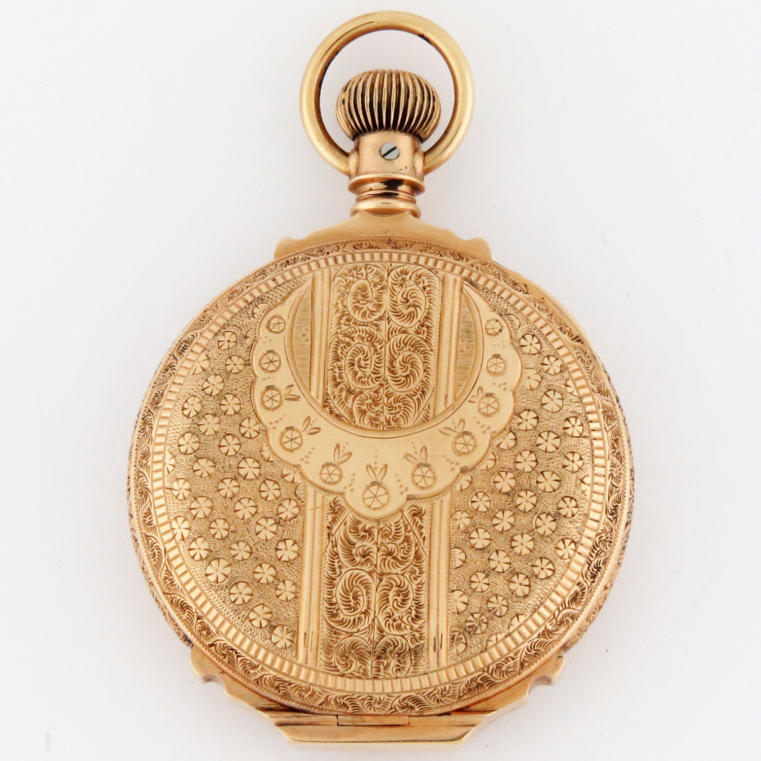 Elgin 14K Solid Gold Box Hinge Hunter Case HC Poc… - image 1